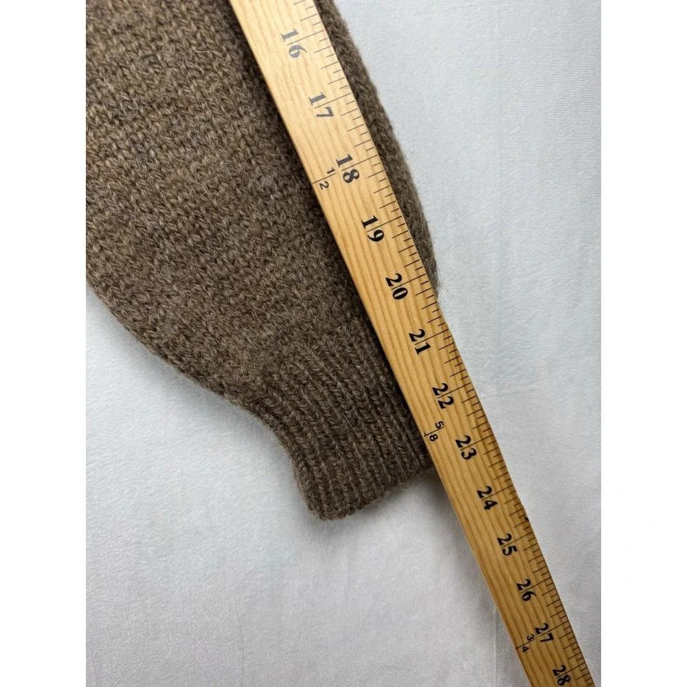 VTG Oleg Cassini Icelandic Wool Sweater Men Brown Argyle Taiwan Preppy Y2K 90s